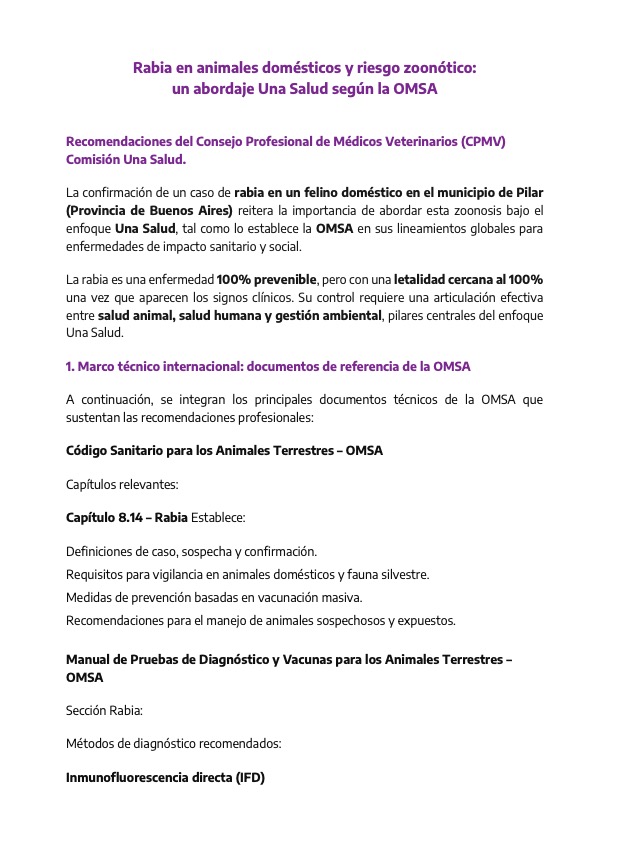 Previo RABIA Una Salud